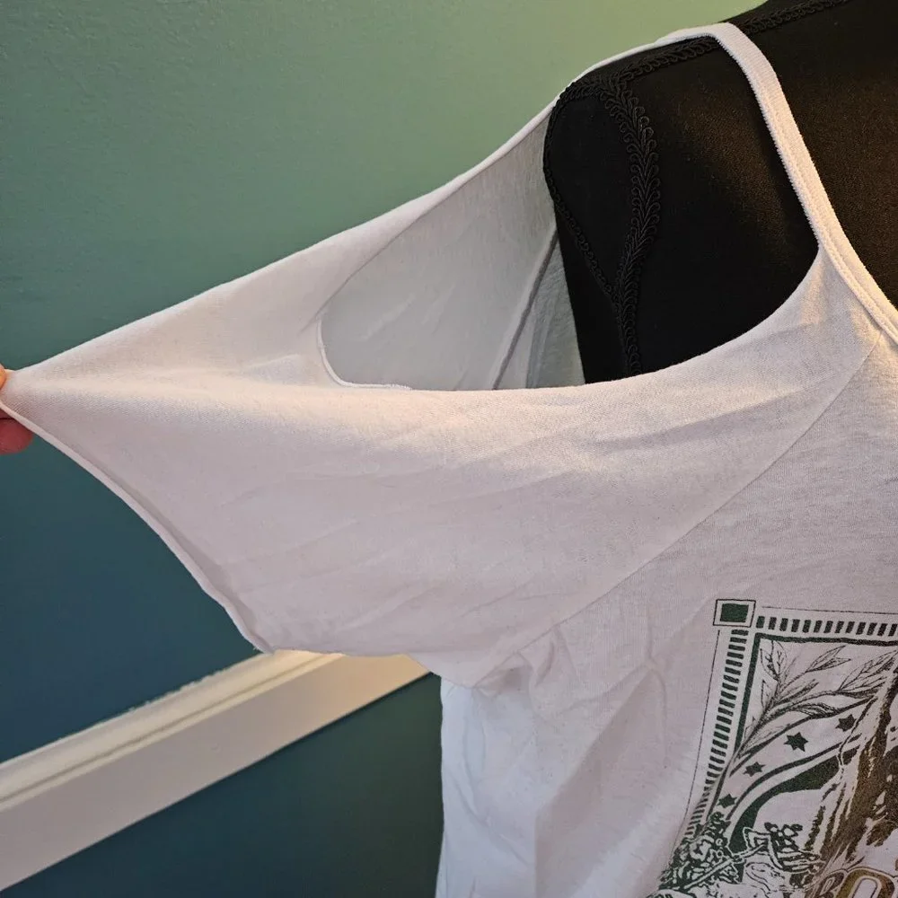 Torrid Bob Marley Cold Shoulder Tee Size 3. Light Weight. Very Soft & Comfy. - Picture 5 of 7